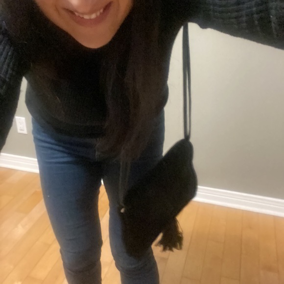 NWOT suede vintage purse. - Picture 3 of 14